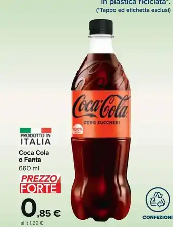 Carrefour Market Coca cola o fanta offerta