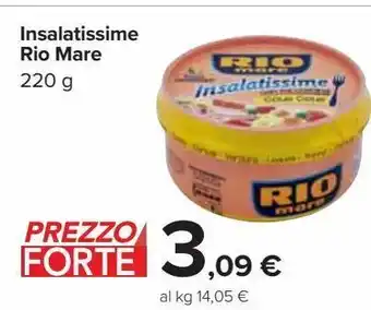 Carrefour Market Insalatissime rio mare offerta