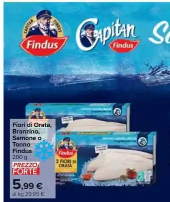 Carrefour Market Fiori di orata, branzino samone o tonno findus offerta