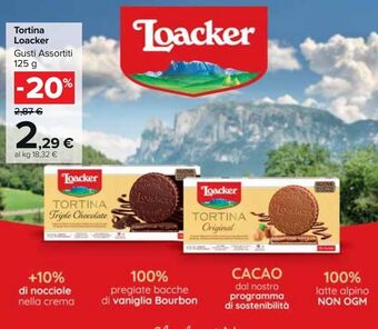 Carrefour Market Tortina loacker offerta