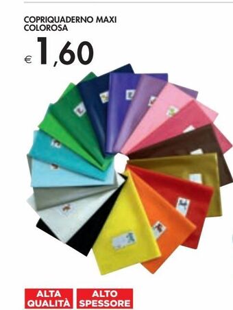 Bennet Copriquaderno maxi colorosa offerta