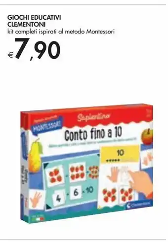 Bennet Giochi educativi clementoni kit completi ispirati al metodo montessori offerta