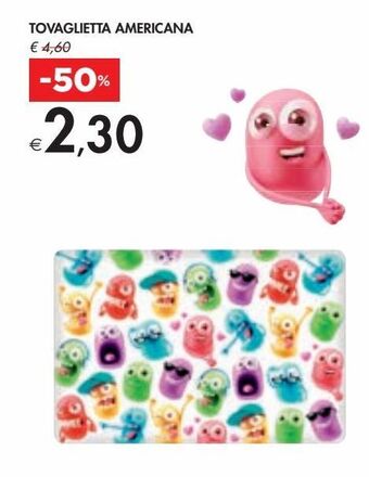 Bennet Tovaglietta americana offerta