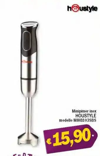 Ard Discount Houstyle Minipimer inox modello MIHB103SBS offerta