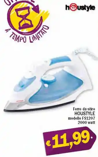 Ard Discount Houstyle Ferro da stiro modello FS1207 2000 watt offerta