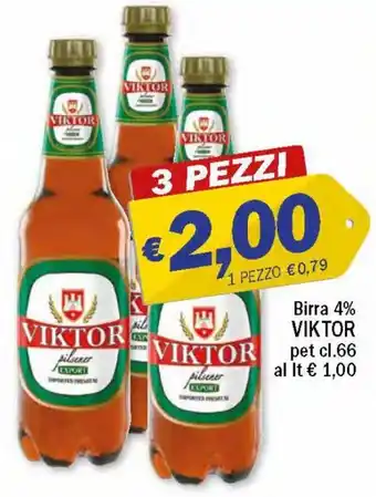 Ard Discount Viktor Birra 4% pet cl.66 offerta