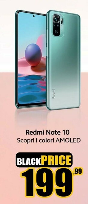Euronics Xiaomi Redmi Note 10 offerta