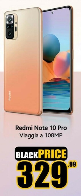Euronics Xiaomi Redmi Note 10 Pro offerta