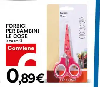 Le Cose Forbici Per Bambini lama 13 cm