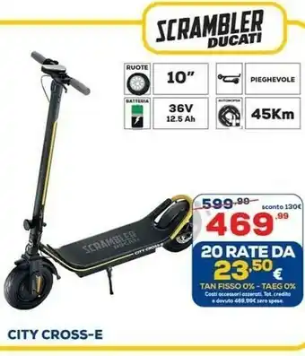 Euronics City Cross-E offerta