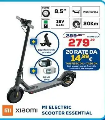 Euronics Xiaomi Mi Electric Scooter Essential offerta