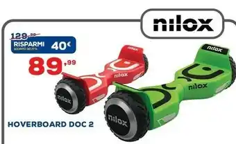 Euronics Nilox Hoverboard Doc 2 offerta