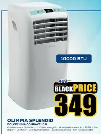 Euronics Olimpia Splendid Dolceclima Compact 10 P offerta