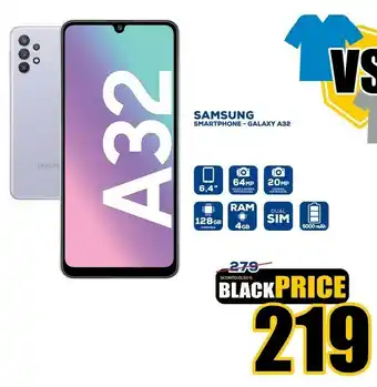 Euronics Samsung Galaxy A32 128GB Display 6.4” FHD+ Super AMOLED Awesome Violet offerta