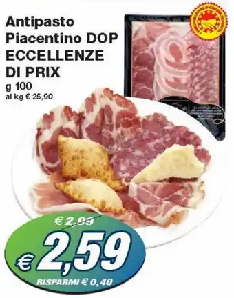 Prix Quality Eccellenze Di Prix Antipasto Piacentino DOP g 100 offerta