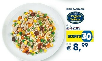 Esselunga I pronti in tavola Riso Fantasia offerta