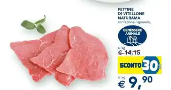 Esselunga Fettine Di Vitellone Naturama offerta