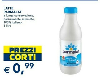 Esselunga Parmalat Latte parzialmente scremato offerta