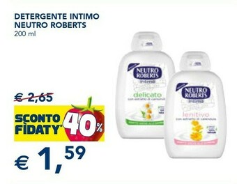 Esselunga Neutro Roberts Neutro Roberts Detergente Intimo offerta
