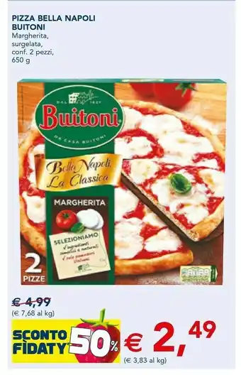 Esselunga Buitoni Buitoni Pizza Bella Napoli Margherita, Surgelata offerta