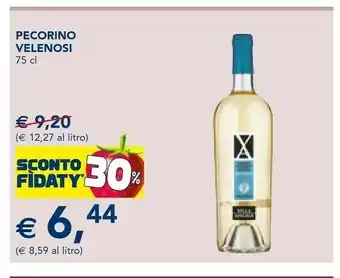 Esselunga Velenosi Pecorino 75 Cl offerta