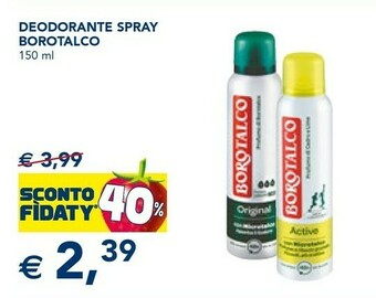 Esselunga Borotalco Deodorante offerta