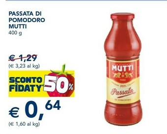 Esselunga Mutti Passata Di Pomodoro 400 G(ml) offerta