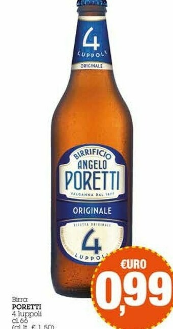 Emi Supermercati Angelo poretti Birra offerta