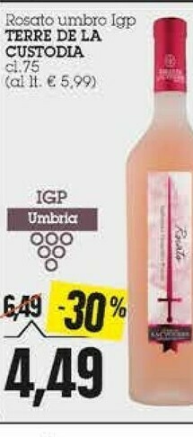 Emi Supermercati Vino rosso offerta