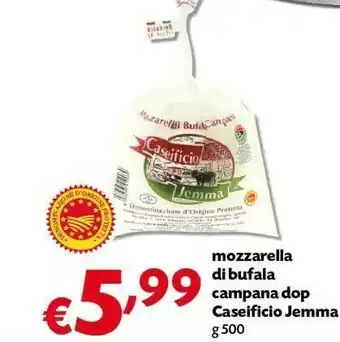Pam Caseificio Jemma - Mozzarella Di Bufala Campana offerta