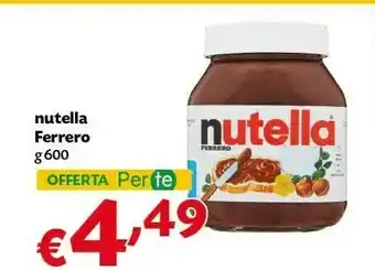 Pam Ferrero Ferrero - Nutella offerta