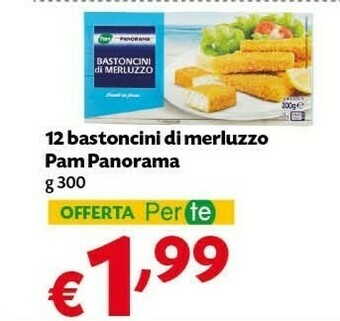 Pam Pam&Panorama - Bastoncini Di Merluzzo offerta
