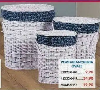 Risparmio Casa Portabiancheria Ovale offerta