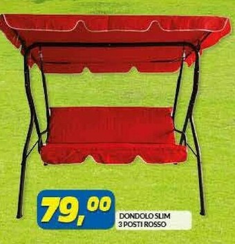 Risparmio Casa Dondolo Slim 3 Posti offerta