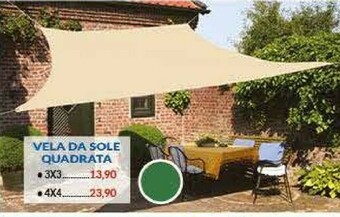 Risparmio Casa Vela Da Sole Quadrata offerta