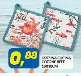 Risparmio Casa Presina Cucina Cotone Reef offerta
