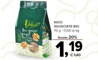 Todis Noci Sgusciate Bio offerta