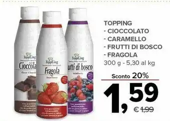 Todis Toppking Cioccolato 300 G(ml) offerta