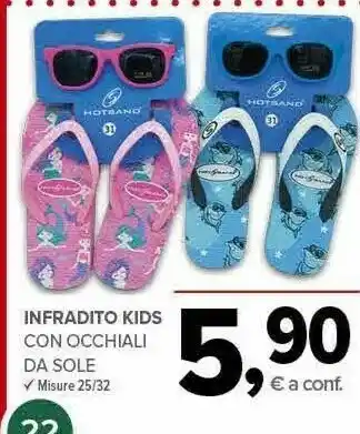 Hotband Infradito Kids Con Occhiali Da Sole