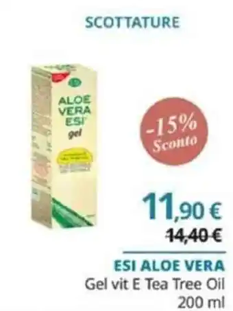 Esi Aloe Vera Gel Vit E Tea Tree Oil 200 ml