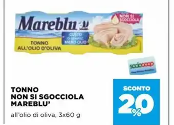 Coop Mareblu Tonno Non Si Sgocciola all ' olio di oliva, 3 x 60 g offerta