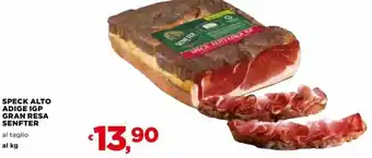 Coop Senfter Speck Alto Adige IGP Gran Resa al taglio al kg offerta