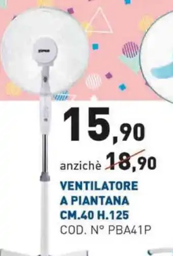 Ventilatore A Piantana Cm.40 H125