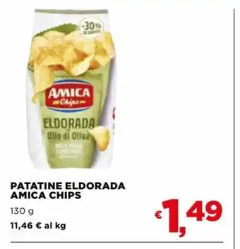 Coop Amica Chips Patatine Eldorada 130 g offerta