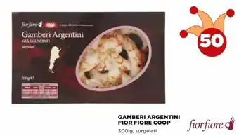 Coop Fior Fiore Coop Gamberi Argentini 300 g, Surgelati offerta