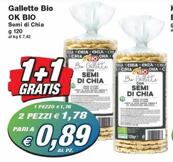 Prix Quality OK Bio Gallette Bio 120 g offerta