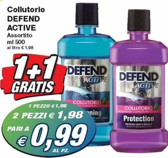 Prix Quality Defend Active Collutorio 500 ml offerta
