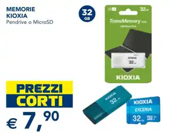 Esselunga Kioxia Memorie Pendrive o MicroSD 32 gb offerta
