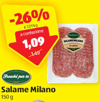 ALDI Salame Milano 150 g offerta