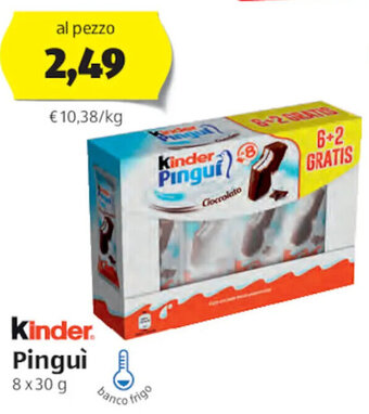 ALDI Kinder Pinguì 8 x 30 g offerta